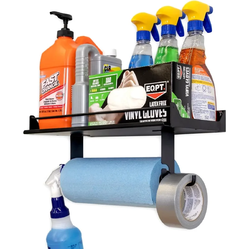 Garage Wall Mount Paper Towel Holder with Shelf - One-Hand Tear Quick Clean Station for Garage Organization and Storage
Garage Wall Mount Paper Towel Holder with Shelf - One-Hand Tear Quick Clean Station for Garage Organization and Storage