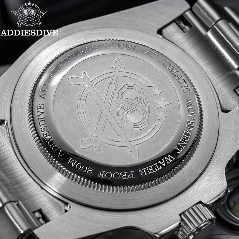 ADDIESDIVE New 200m Dive Automatic Mechanical Watch Sapphire Super Luminous Stainless Steel Ceramic Bezel Fashion AD2064 Watches
ADDIESDIVE New 200m Dive Automatic Mechanical Watch Sapphire Super Luminous Stainless Steel Ceramic Bezel Fashion AD2064 Watches