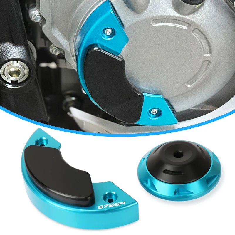 Motorcycle Accessories Engine Slider Guard Cover Crash Pad Protector For 675SR-R 675SR R 675SRR 2024 2025 675NK 675 NK
Motorcycle Accessories Engine Slider Guard Cover Crash Pad Protector For 675SR-R 675SR R 675SRR 2024 2025 675NK 675 NK