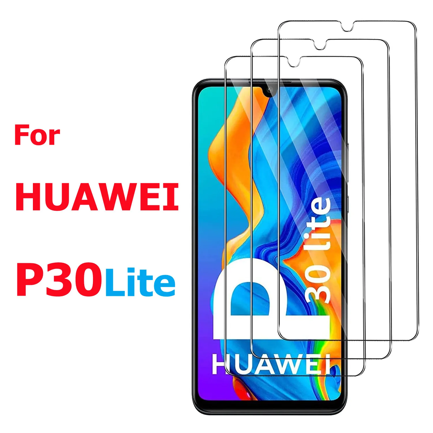 For Huawei P30lite high strength 9H anti fingerprint hardness bubble free transparent Tempered glass
For Huawei P30lite high strength 9H anti fingerprint hardness bubble free transparent Tempered glass