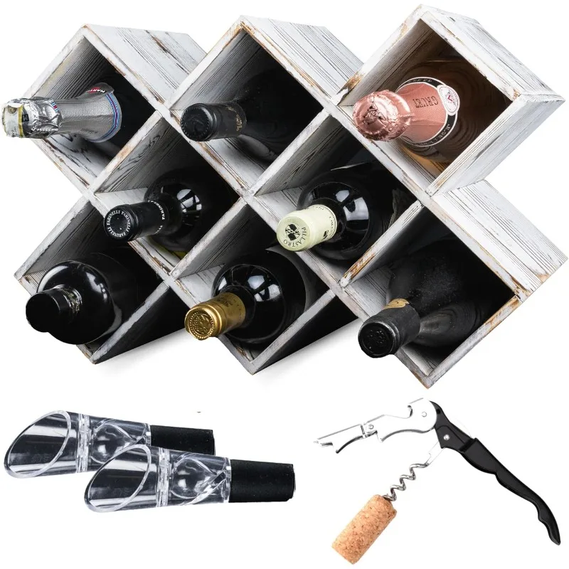 Wine Racks Countertop & Wine Bottle Holder for Farmhouse Decor - Wine Storage with Wine Holder
Wine Racks Countertop & Wine Bottle Holder for Farmhouse Decor - Wine Storage with Wine Holder