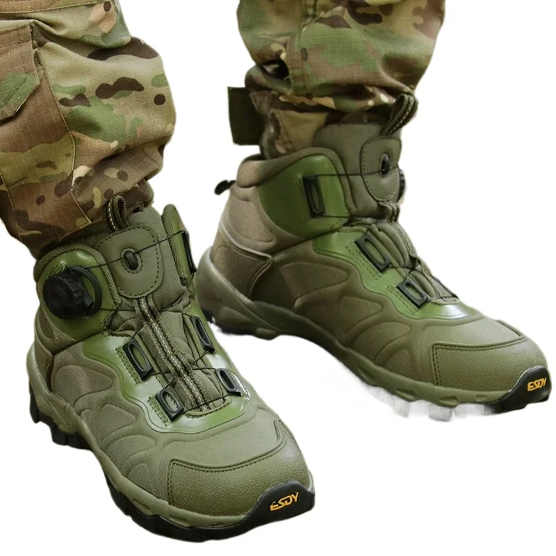 New Tactical Hunting Combat Boots Outdoor Quick Reaction Breathable Mid-Top Shoes Men Ankle Boots Safety Climbing Shoes
New Tactical Hunting Combat Boots Outdoor Quick Reaction Breathable Mid-Top Shoes Men Ankle Boots Safety Climbing Shoes