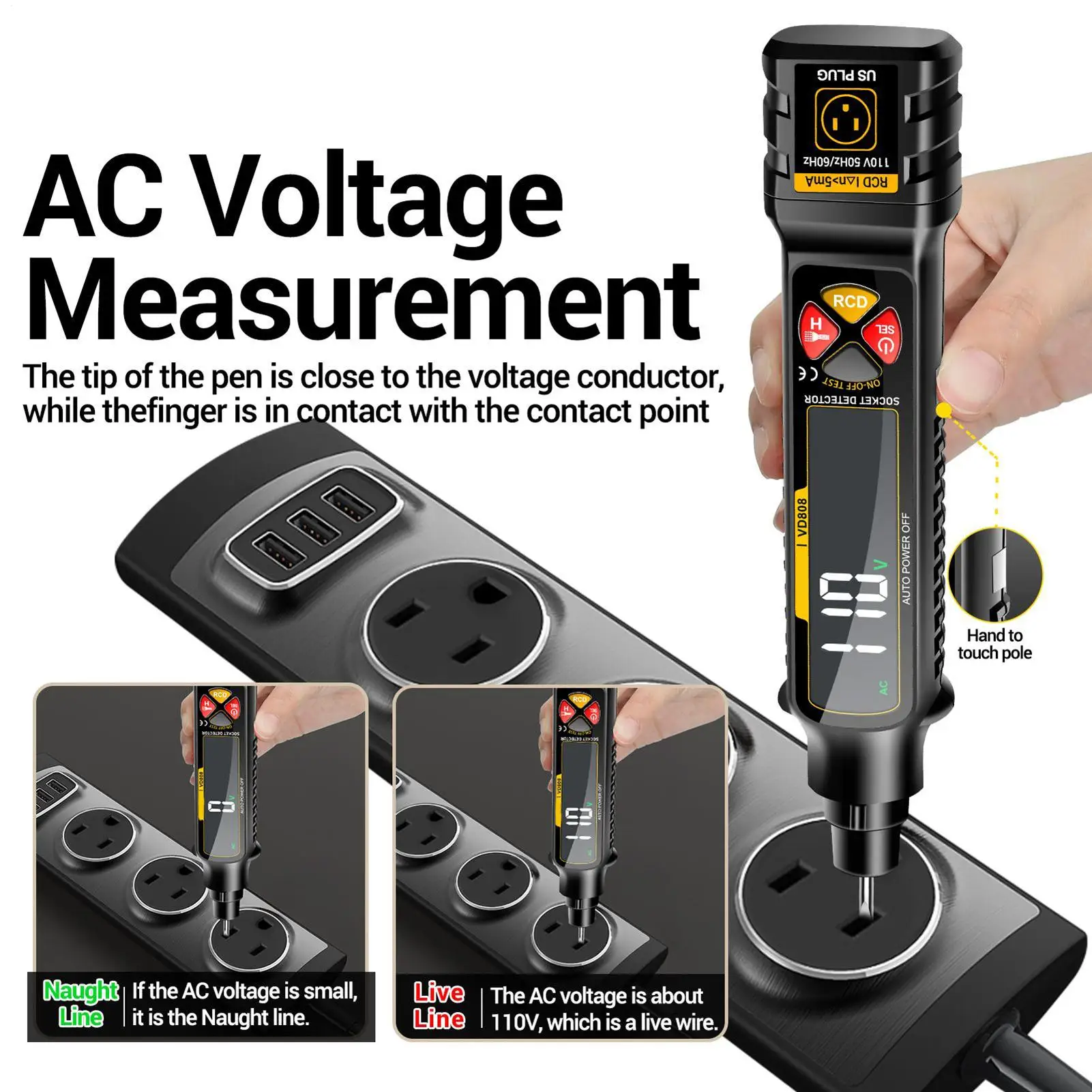 Анализатор цепей со светодиодным дисплеем и световым интеллектуальным счетчиком 2-300 В, электрический трейлер для домашнего электроэнергетического прицепа для автофургона
Анализатор цепей со светодиодным дисплеем и световым интеллектуальным счетчиком 2-300 В, электрический трейлер для домашнего электроэнергетического прицепа для автофургона
