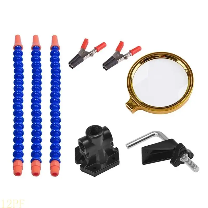 12PF Flexible Helping Hands Soldering with Glass Third Hand Soldering
12PF Flexible Helping Hands Soldering with Glass Third Hand Soldering
