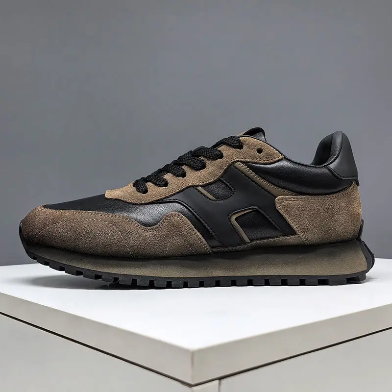 2025 Premium Leather Retro Running Shoes Casual Low-Top Sports Shoes Stylish Breathable Comfortable Platform Daily Sneakers
2025 Premium Leather Retro Running Shoes Casual Low-Top Sports Shoes Stylish Breathable Comfortable Platform Daily Sneakers