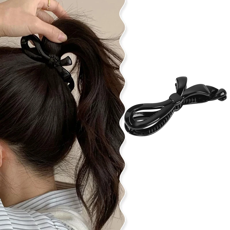 Fashion Elegant Streamer Banana Clips Solid Color Ponytail Non-slip Hair Clips For Women Girls Simple Hair Accessories Gifts
Fashion Elegant Streamer Banana Clips Solid Color Ponytail Non-slip Hair Clips For Women Girls Simple Hair Accessories Gifts