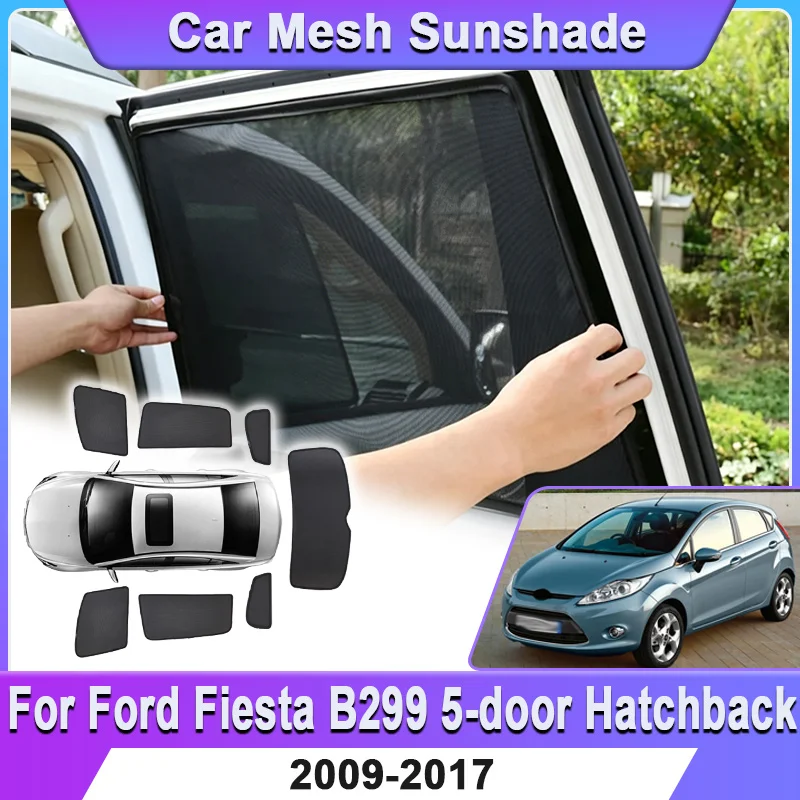 Car Sunshade For Ford Fiesta MK7 Accessories Mk6 Mark VI B299 2009~2017 5door Hatchback Mesh Sun Visor Heat insulation Sunscreen
Car Sunshade For Ford Fiesta MK7 Accessories Mk6 Mark VI B299 2009~2017 5door Hatchback Mesh Sun Visor Heat insulation Sunscreen