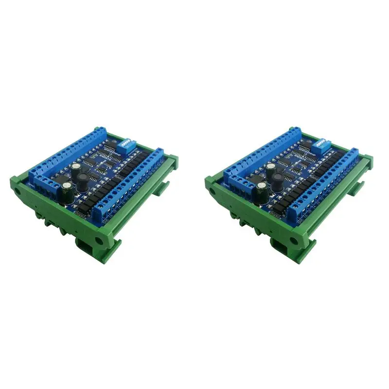 AA08-2X DC 12V 24V 16 In 16 Out RS485 Remote Switch PLC IO Expansion Board Modbus RTU Multifunctional Convenience Module
AA08-2X DC 12V 24V 16 In 16 Out RS485 Remote Switch PLC IO Expansion Board Modbus RTU Multifunctional Convenience Module