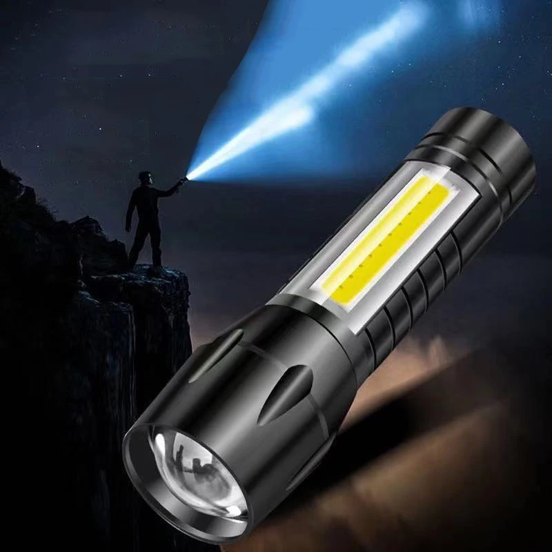T6 COB LED 3 Modes Tactical Camping Lantern USB Rechargeable Zoomable Waterproof Flashlight Portable Torch Lamp Focus Light
T6 COB LED 3 Modes Tactical Camping Lantern USB Rechargeable Zoomable Waterproof Flashlight Portable Torch Lamp Focus Light