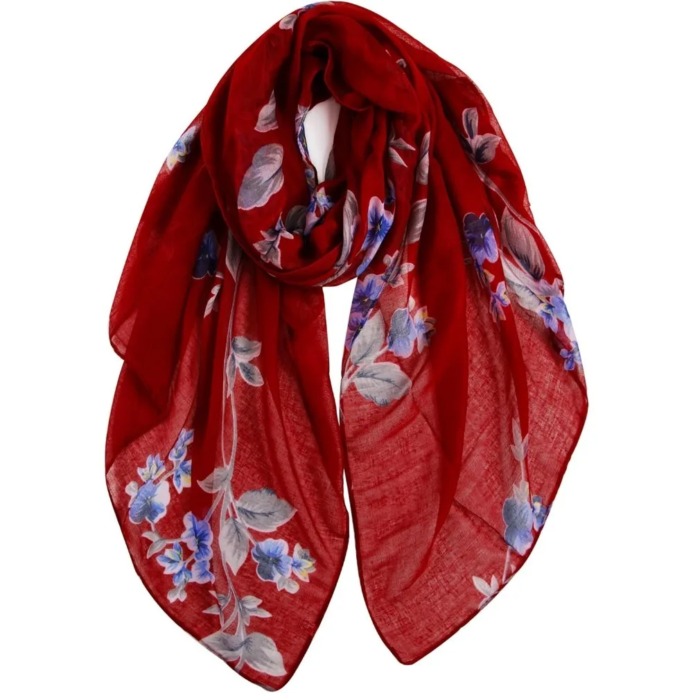 Lightweight Scarves Fashion Flowers Print Women Cotton Wrap Scarf Head Shawl Spring Gift
Lightweight Scarves Fashion Flowers Print Women Cotton Wrap Scarf Head Shawl Spring Gift