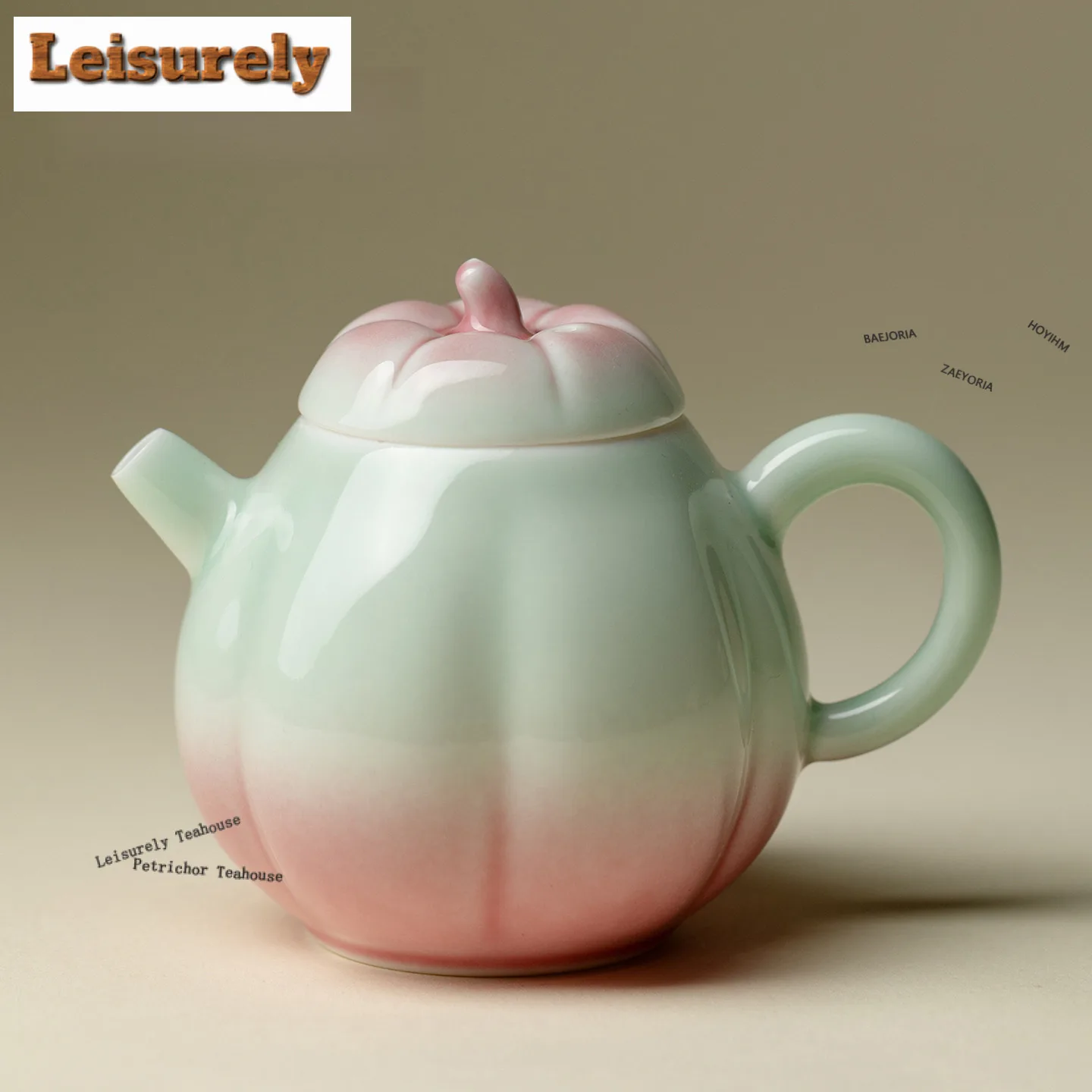 130ml Gradient Shadow Powder Pumpkin Teapot Handmade Tea Infuser Pot Tea Soaking Kettle With Ball Hole Tea Services Ornaments
130ml Gradient Shadow Powder Pumpkin Teapot Handmade Tea Infuser Pot Tea Soaking Kettle With Ball Hole Tea Services Ornaments