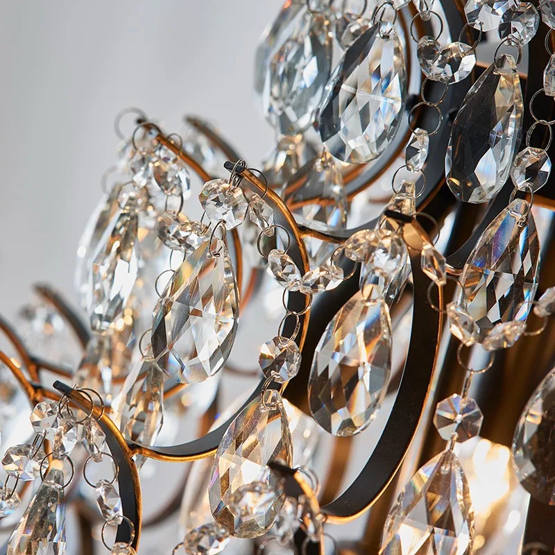 American style modern Chandelier Pendant light Decor Living Room home Coffee bar iron crystal chandelier lighting
American style modern Chandelier Pendant light Decor Living Room home Coffee bar iron crystal chandelier lighting