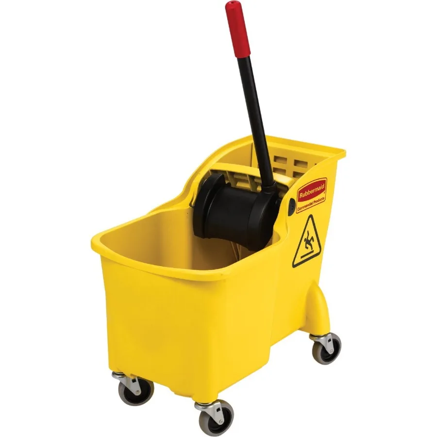 Tandem 31-Quart Bucket and Wringer Yellow
Tandem 31-Quart Bucket and Wringer Yellow
