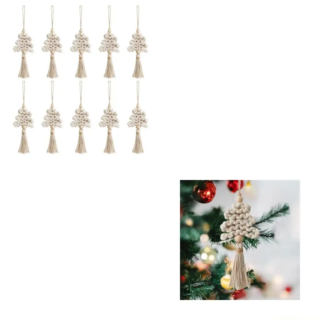 QX2E Handwoven Christmas Tree Pendant Hanging Ornament Front Door Decoration Present
QX2E Handwoven Christmas Tree Pendant Hanging Ornament Front Door Decoration Present