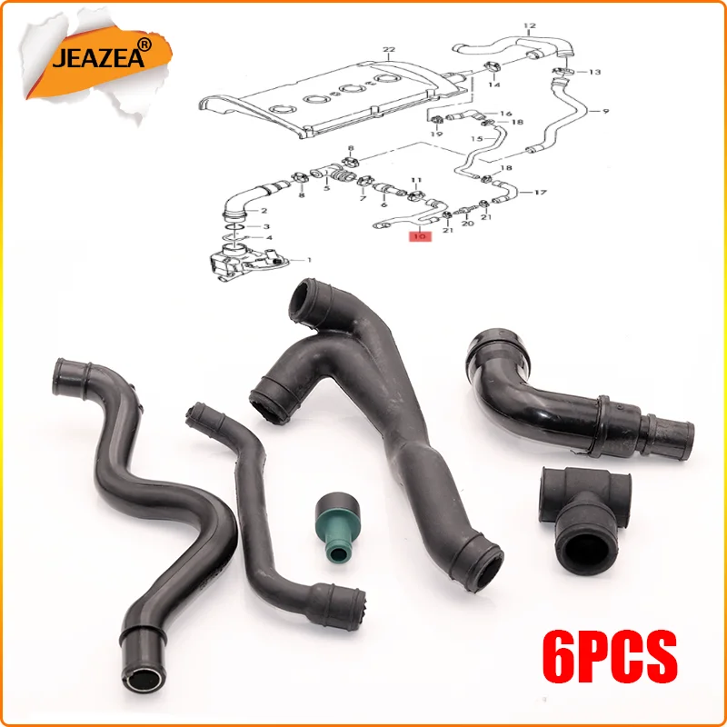 JEAZEA 06A103213F 035103245G шланг дыхательного клапана двигателя для VW Golf Jetta Bora MK4 1,8 T
JEAZEA 06A103213F 035103245G шланг дыхательного клапана двигателя для VW Golf Jetta Bora MK4 1,8 T