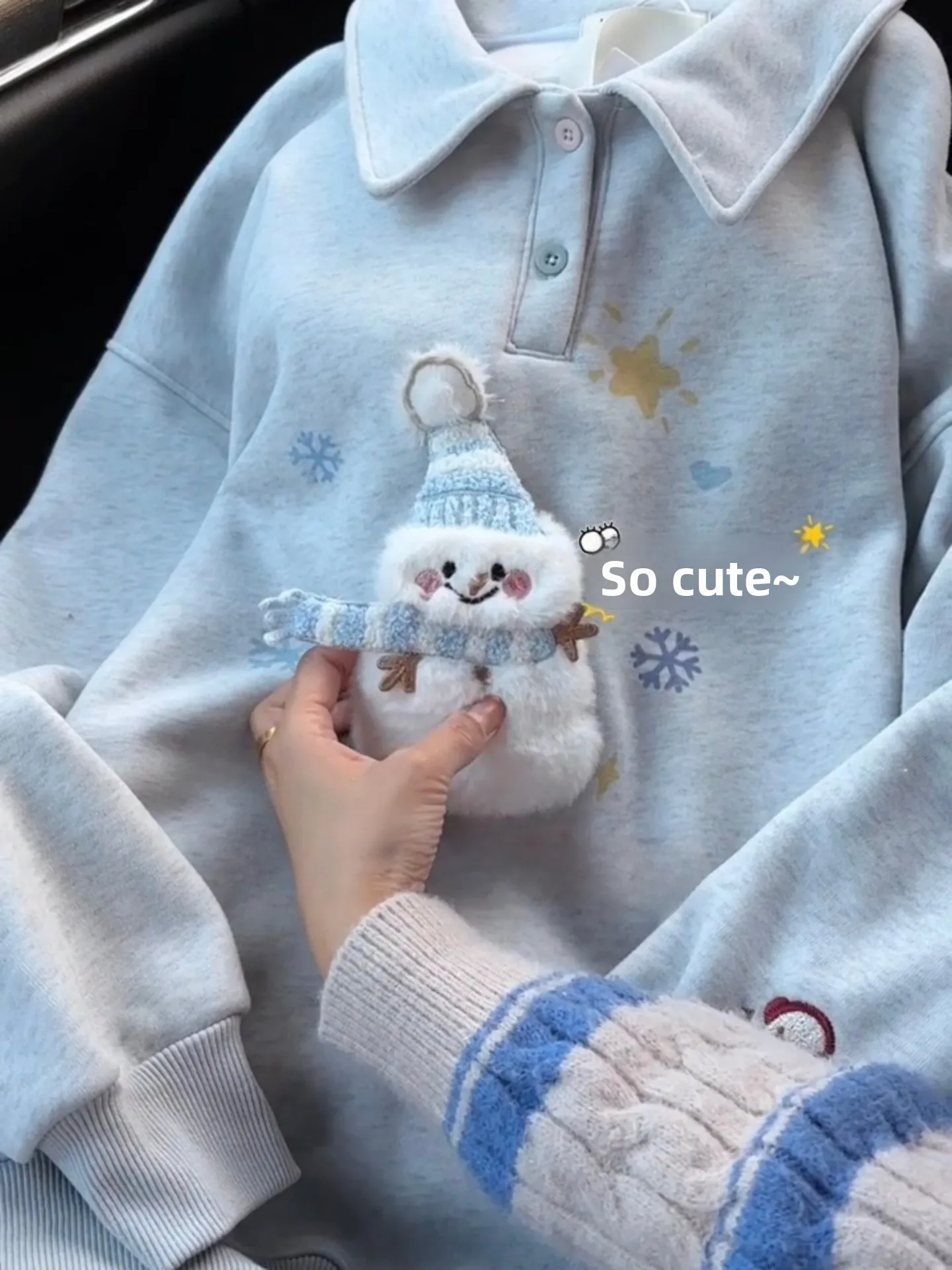 Korean Style Embroidered Thickened Fleece Neck Sweatshirt Women's Winter New Style Slimming Outerwear Trendy Streetwear
Korean Style Embroidered Thickened Fleece Neck Sweatshirt Women's Winter New Style Slimming Outerwear Trendy Streetwear