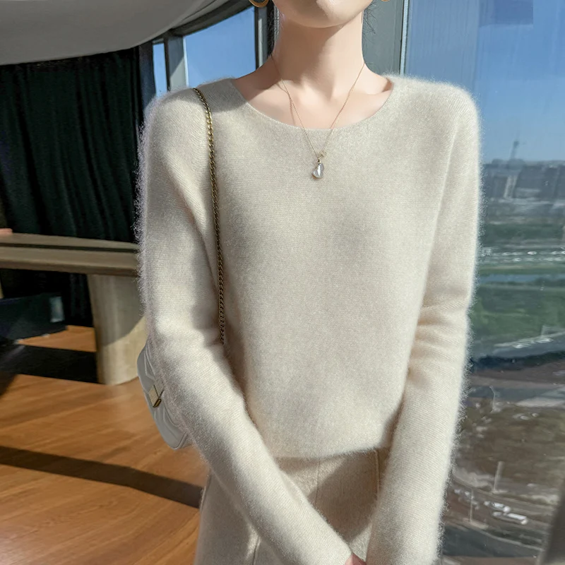 100% Merino Wool Brushed Sweater Women Pullover Knitwear Cozy New Collection Clothing Autumn Winter Female Casual Soft Warm Tops
100% Merino Wool Brushed Sweater Women Pullover Knitwear Cozy New Collection Clothing Autumn Winter Female Casual Soft Warm Tops