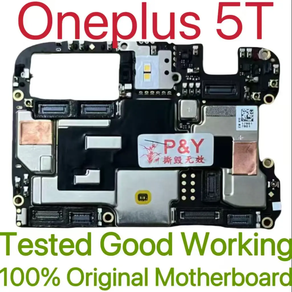 Global Version Original Unlocked Motherboard for Oneplus 5T Good Work Fully Tested Circuit Plate Main Logic Board for Oneplus 5T
Global Version Original Unlocked Motherboard for Oneplus 5T Good Work Fully Tested Circuit Plate Main Logic Board for Oneplus 5T