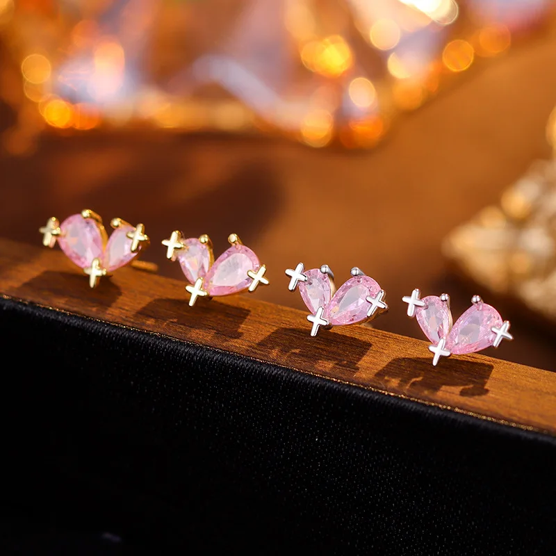 Authentic 925 Sterling Silver Gradient Starry Stud Earrings Heart CZ Hypoallergenic Earrings for Women Fine Jewelry Gift
Authentic 925 Sterling Silver Gradient Starry Stud Earrings Heart CZ Hypoallergenic Earrings for Women Fine Jewelry Gift