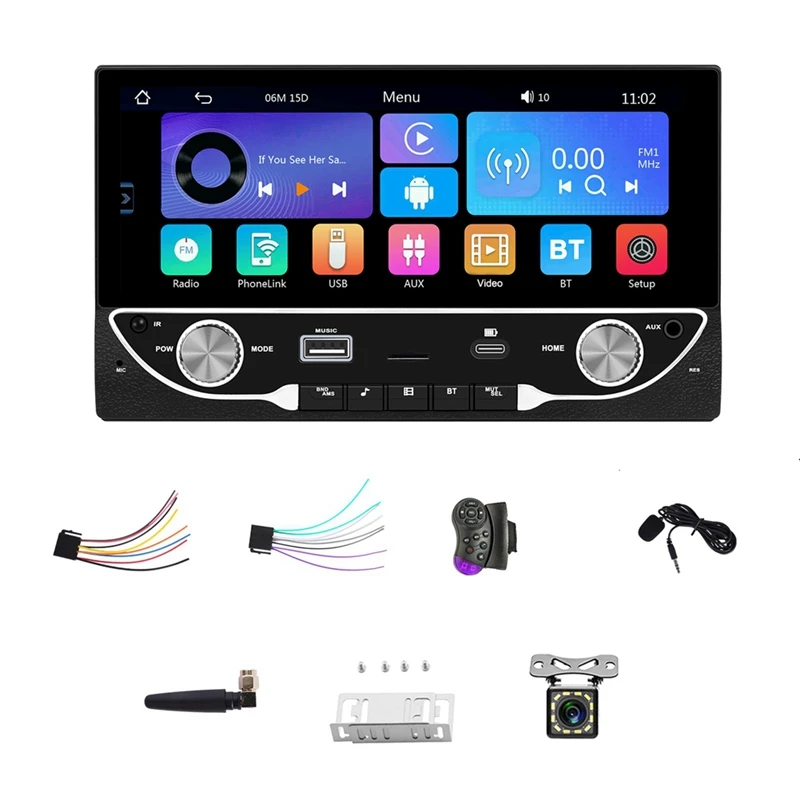 Беспроводная 2-диночная автомобильная стереосистема Carplay Android Auto, 6,86-дюймовый автомобильный радиоприемник, Bluetooth Mirror Link FM/SWC/USB/AUX/камера резервного копирования Прочная
Беспроводная 2-диночная автомобильная стереосистема Carplay Android Auto, 6,86-дюймовый автомобильный радиоприемник, Bluetooth Mirror Link FM/SWC/USB/AUX/камера резервного копирования Прочная