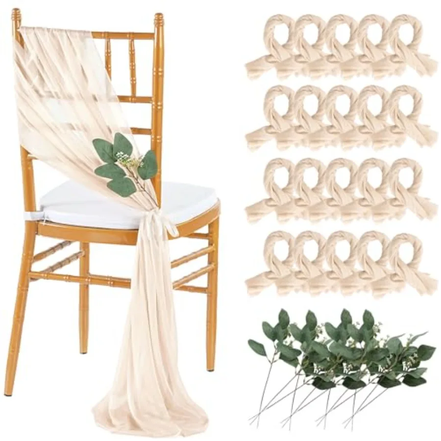 Wedding Chair Sashes Aisle Decorations: Chair Cover 8Feet Long Tulle Draping Fabric Reception Church
Wedding Chair Sashes Aisle Decorations: Chair Cover 8Feet Long Tulle Draping Fabric Reception Church