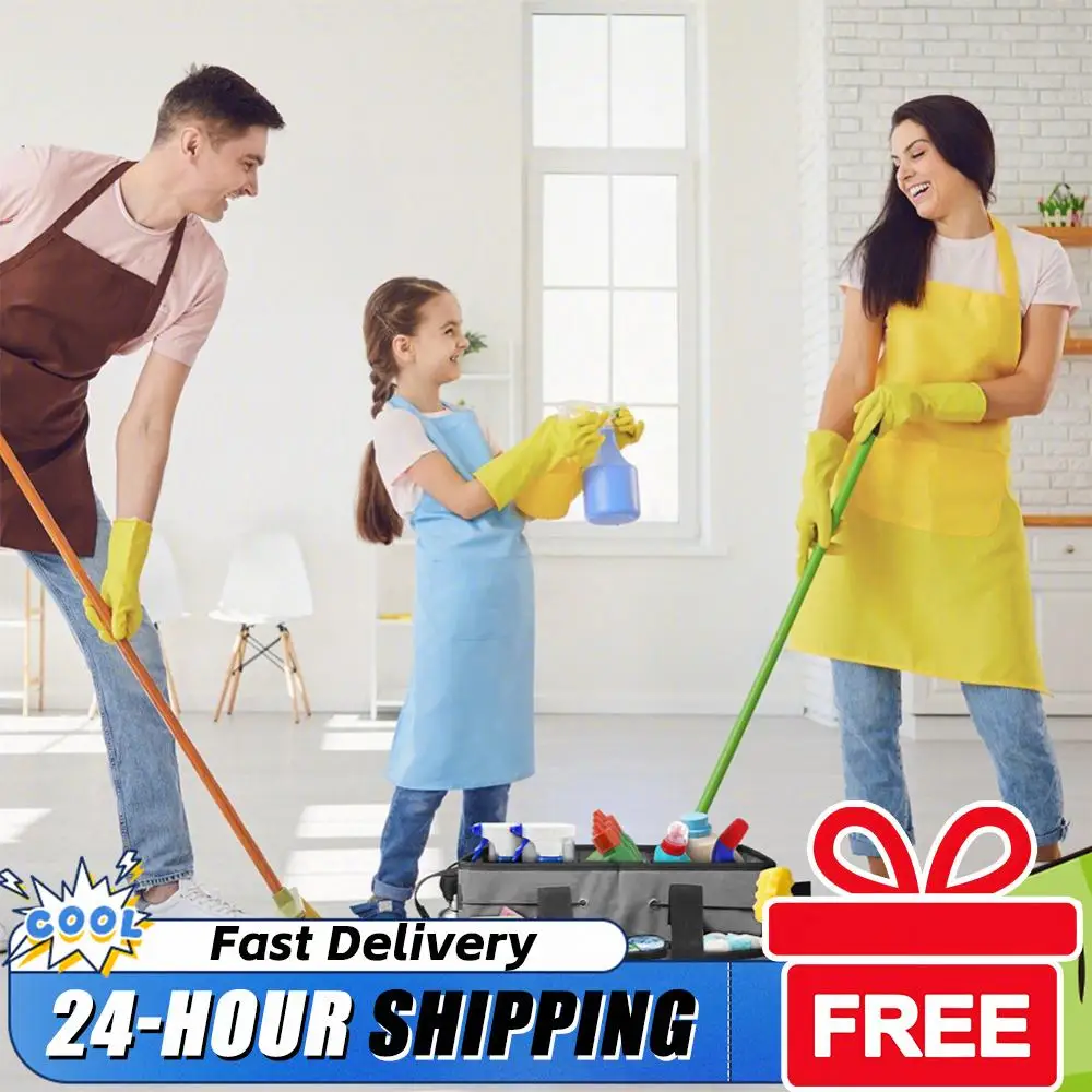 Extra-Large Cleaning Bag with Multi-pockets Cleaning Organizer Tote Bag Detachable Divider Kitchen Cleaning Supplies Storage Bag
Extra-Large Cleaning Bag with Multi-pockets Cleaning Organizer Tote Bag Detachable Divider Kitchen Cleaning Supplies Storage Bag