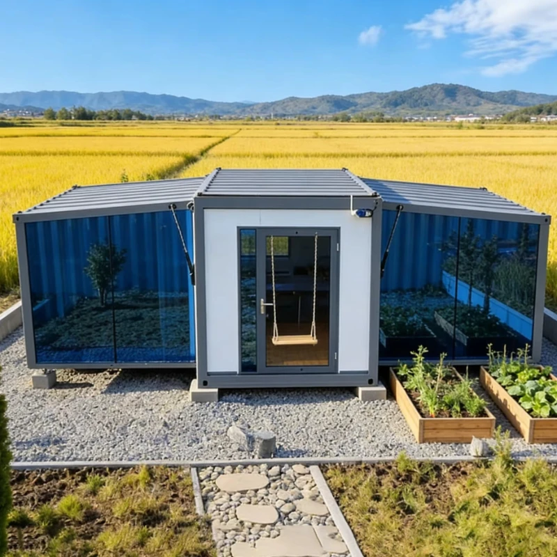 20ft/40ft Mobile Container Homes, Customizable 2-4 Bedroom Prefabricated Villas, Suitable for Outdoor Living, Expandable Homes
20ft/40ft Mobile Container Homes, Customizable 2-4 Bedroom Prefabricated Villas, Suitable for Outdoor Living, Expandable Homes