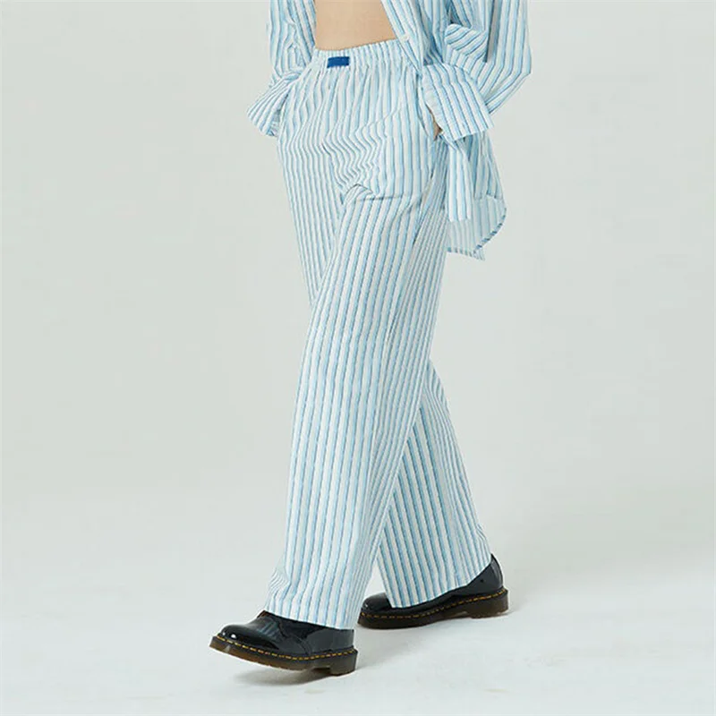 Summer Wide Leg Pants 2024 Women Fashion Plaid/Striped Print/Solid Color Elastic High Waist Loose Lounge Trousers Streetwear
Summer Wide Leg Pants 2024 Women Fashion Plaid/Striped Print/Solid Color Elastic High Waist Loose Lounge Trousers Streetwear