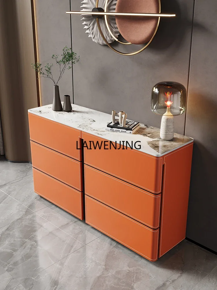 HLZ light luxury saddle leather bucket cabinet simple storage entrance dining side cabinet
HLZ light luxury saddle leather bucket cabinet simple storage entrance dining side cabinet