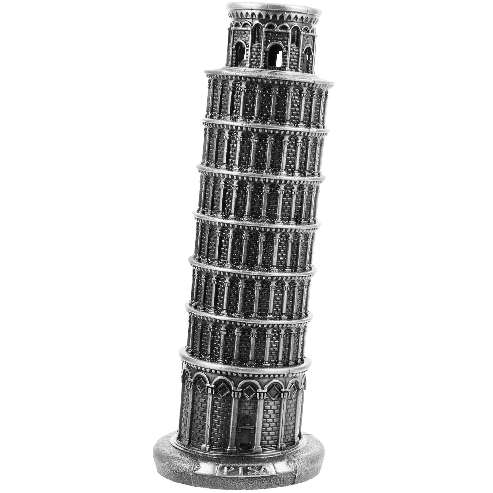 Leaning Tower Model 20cm Silver Alloy Building Decor Statue for Home Office Garden Cafe Italy Statue For Home Crafts
Leaning Tower Model 20cm Silver Alloy Building Decor Statue for Home Office Garden Cafe Italy Statue For Home Crafts