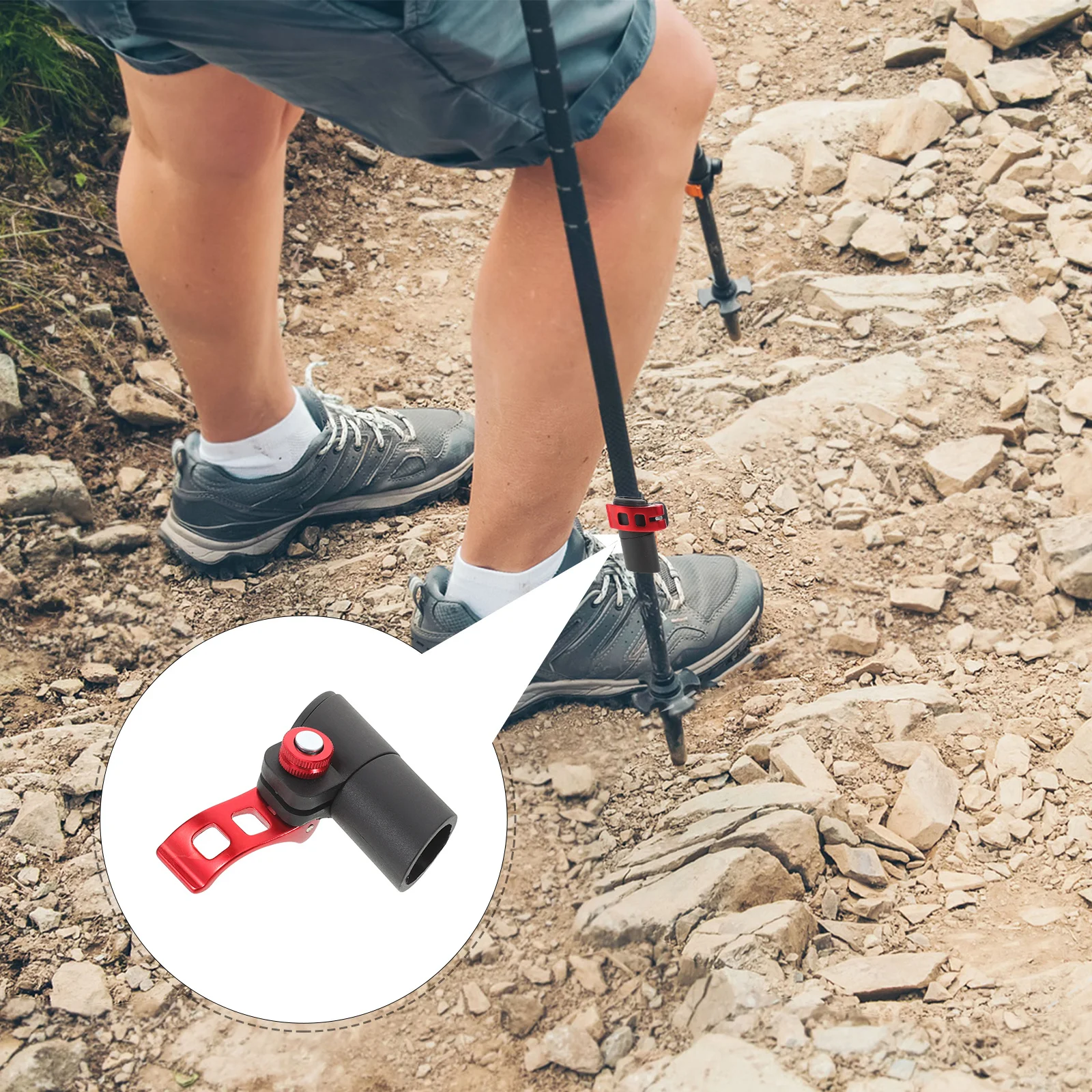 Aluminum Alloy Trekking Pole External Lock Replacement Quick Flip Lock Mechanism for Hiking Walking Climbing Sticks Outdoor
Aluminum Alloy Trekking Pole External Lock Replacement Quick Flip Lock Mechanism for Hiking Walking Climbing Sticks Outdoor