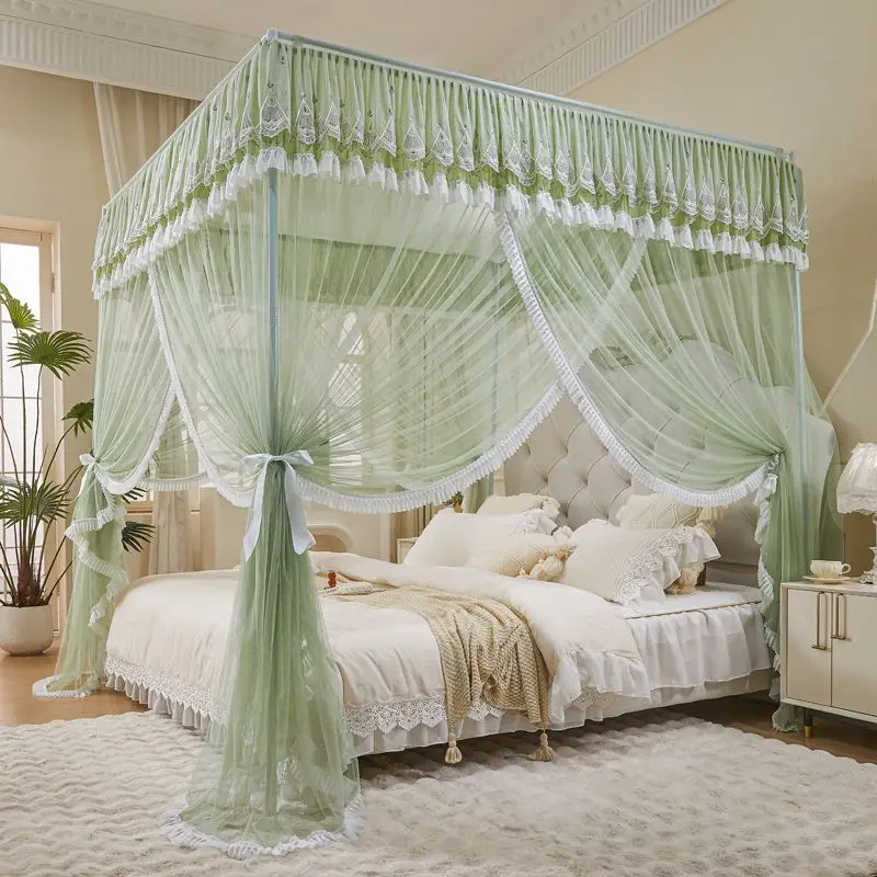 Summer Green Square Mosquito Net Adult Bedroom Decoration 1.8-2.0M Without Support Bensified Fixed Bedroom Decoration
Summer Green Square Mosquito Net Adult Bedroom Decoration 1.8-2.0M Without Support Bensified Fixed Bedroom Decoration