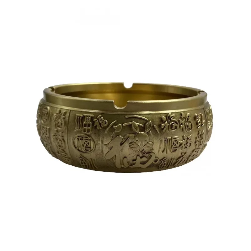 Small Copper Notes Pure Copper Fu Rabbit Ashtray Baifu New Chinese Home Living Room Ashtray
Small Copper Notes Pure Copper Fu Rabbit Ashtray Baifu New Chinese Home Living Room Ashtray