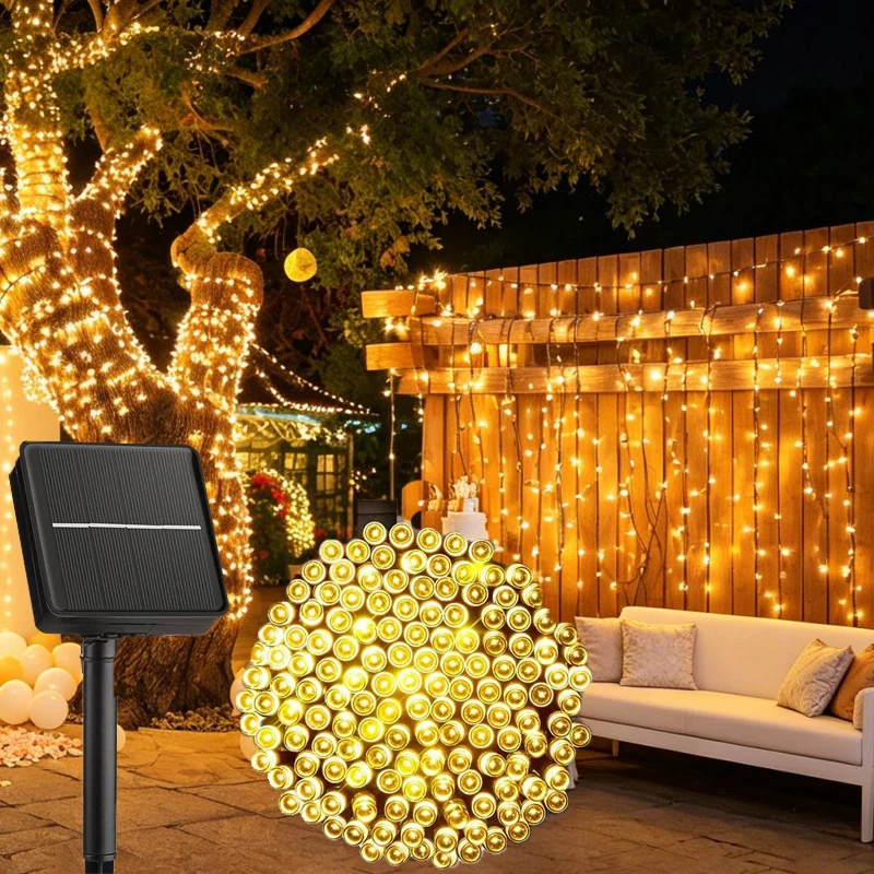 LED Solar String Light Fairy Garden Waterproof Outdoor Lamp Wedding Party Garland for Christmas Xmas Holiday Home Decoration
LED Solar String Light Fairy Garden Waterproof Outdoor Lamp Wedding Party Garland for Christmas Xmas Holiday Home Decoration