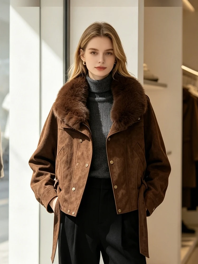 Women Premium Real Fur Jacket Natural Fur Collar Coat Winter Puffer Jacket Down Padding Jacket Fashion Casual Outerwear Clothing
Women Premium Real Fur Jacket Natural Fur Collar Coat Winter Puffer Jacket Down Padding Jacket Fashion Casual Outerwear Clothing