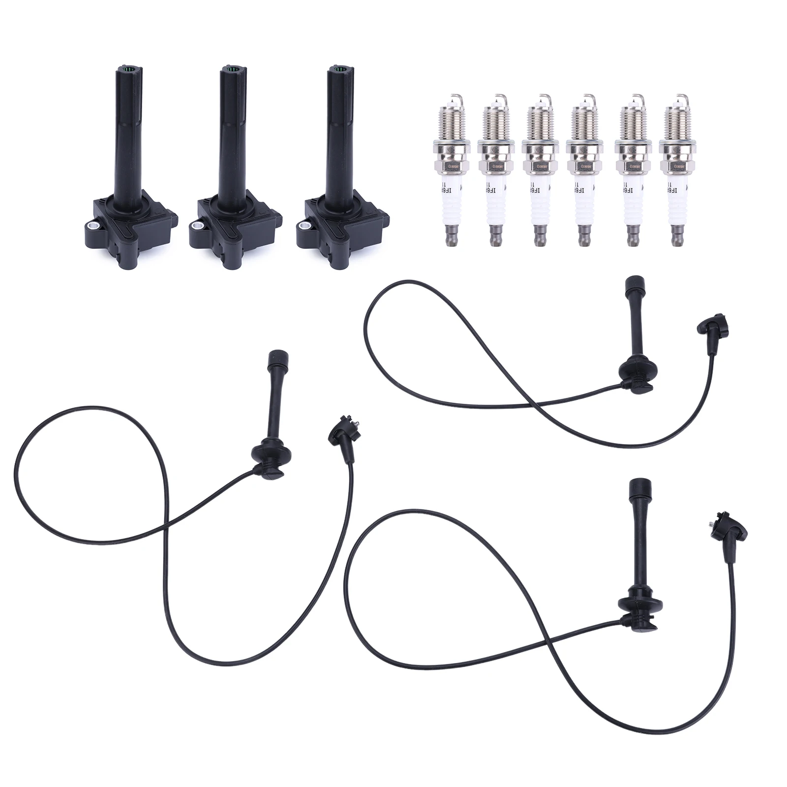 Car Ignition Coils Spark Plug Wires Set Compatible for Lexus ES300 V6 3.0L 1996-1998 9091902215 Accessories
Car Ignition Coils Spark Plug Wires Set Compatible for Lexus ES300 V6 3.0L 1996-1998 9091902215 Accessories