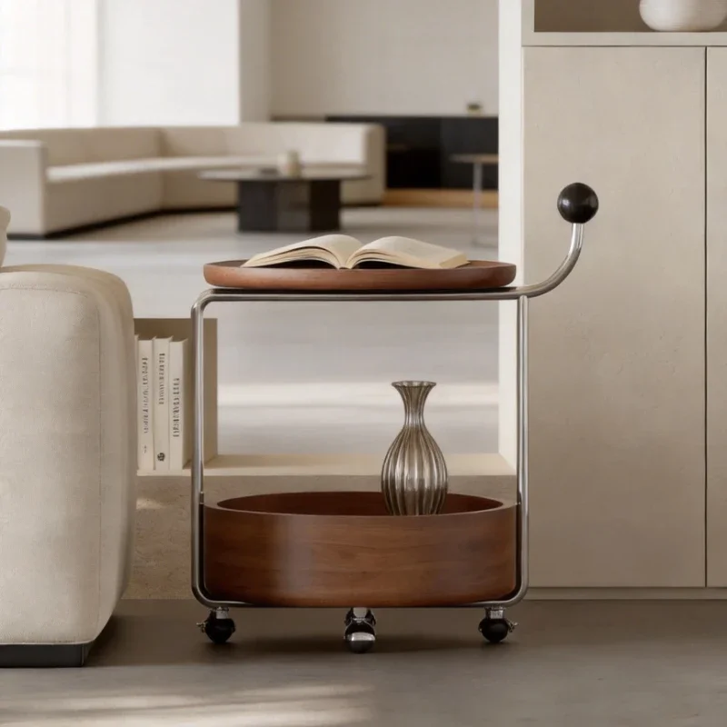 Mid-Century Double Layer Coffee Tables Storage Movable Vintage Nordic Utility Cart Living Room Couchtische Home Furniture HQ40TC
Mid-Century Double Layer Coffee Tables Storage Movable Vintage Nordic Utility Cart Living Room Couchtische Home Furniture HQ40TC
