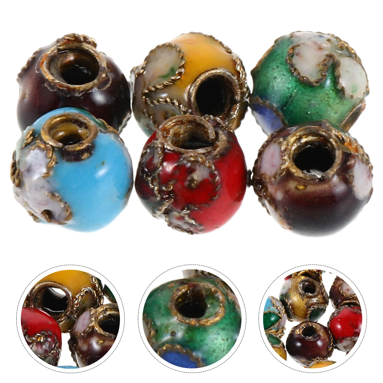 15pcs Enamel Beads 4Mm Multicolor Alloy Craft Spacer Beads For Jewelry Making Diy Bracelets Necklaces Handmade Loose Round
15pcs Enamel Beads 4Mm Multicolor Alloy Craft Spacer Beads For Jewelry Making Diy Bracelets Necklaces Handmade Loose Round