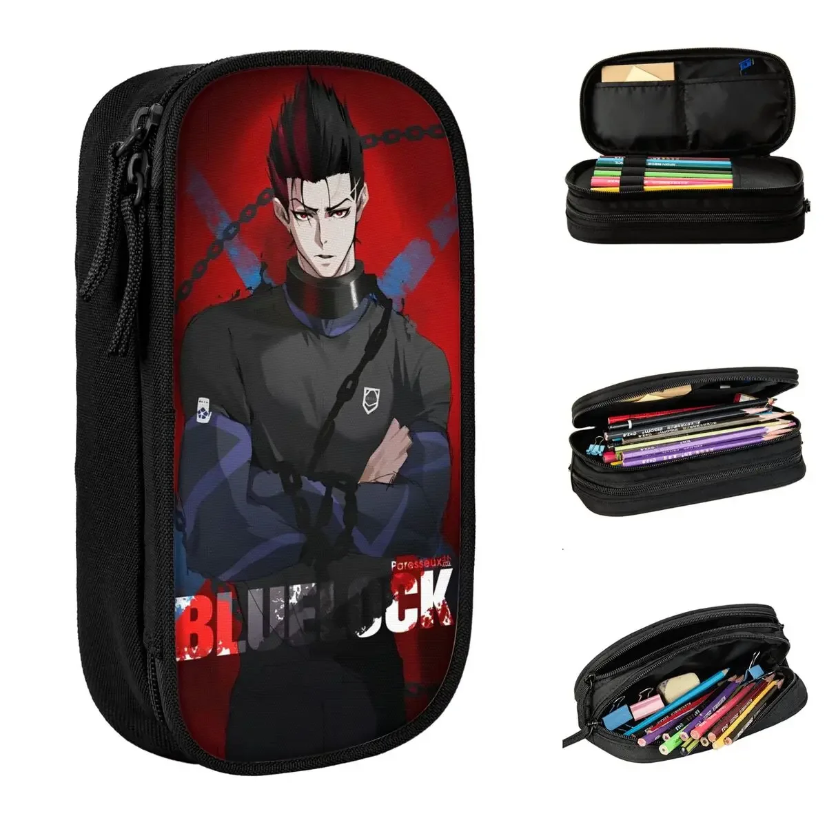 Blue Lock Manga Pencil Cases Cute Pen Holder Bag Kids Large Storage Office Zipper Pencil Box
Blue Lock Manga Pencil Cases Cute Pen Holder Bag Kids Large Storage Office Zipper Pencil Box