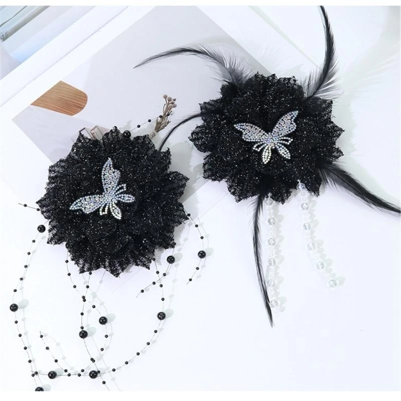 49MF Sewing Appliques Butterfly Lace Flower for Handmade Project Scarves Brooch Hat
49MF Sewing Appliques Butterfly Lace Flower for Handmade Project Scarves Brooch Hat