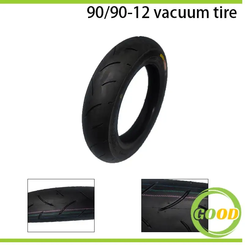 90/90-12 vacuum 90/90/12 90 90 12 Tubeless Street Tire for Scooter Motorcycle
90/90-12 vacuum 90/90/12 90 90 12 Tubeless Street Tire for Scooter Motorcycle