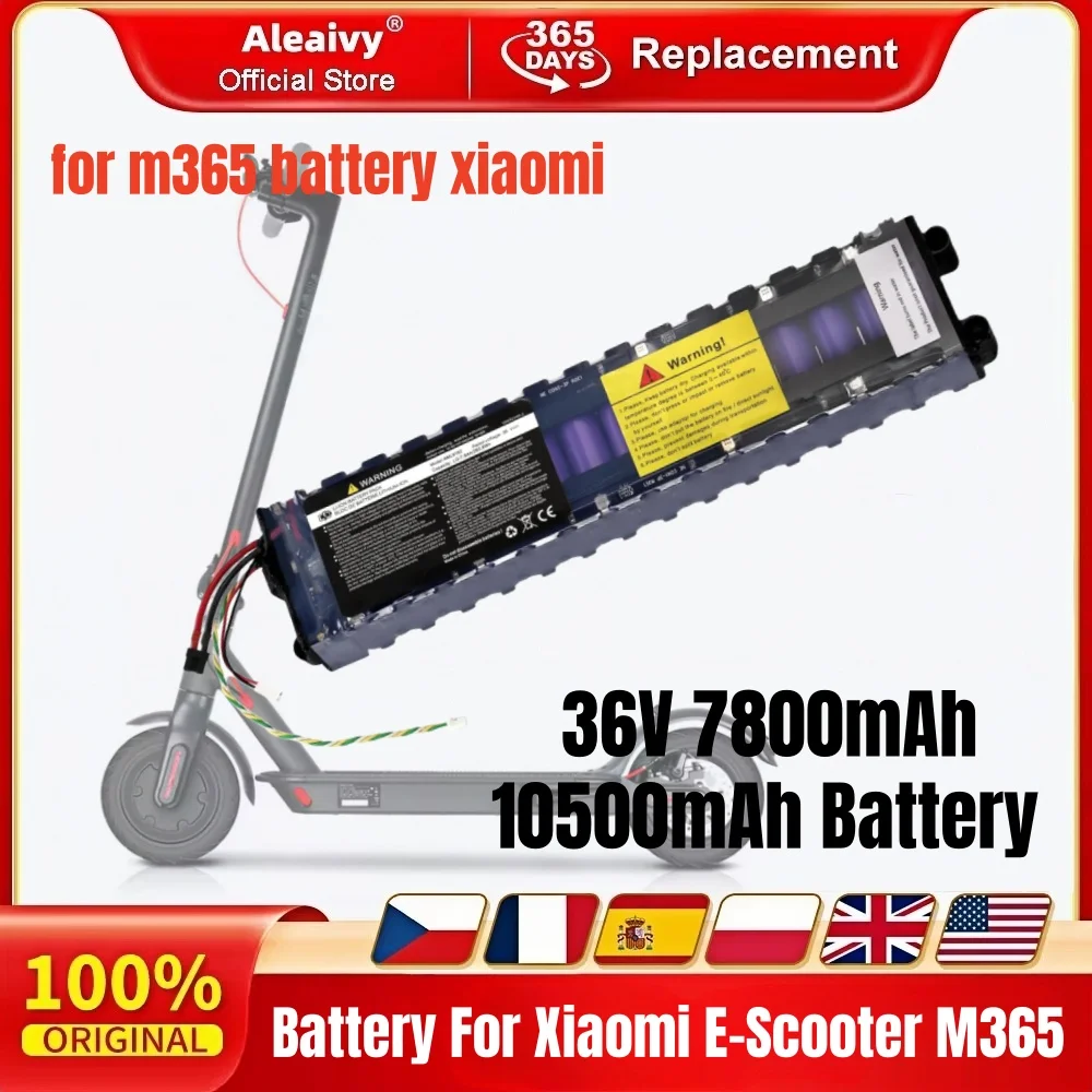 2025 New 36V 10.5Ah Battery for Xiaomi M365/Pro/1S Special Battery Pack 36V Battery Riding 30km BMS+Charger Scooter Accessories
2025 New 36V 10.5Ah Battery for Xiaomi M365/Pro/1S Special Battery Pack 36V Battery Riding 30km BMS+Charger Scooter Accessories