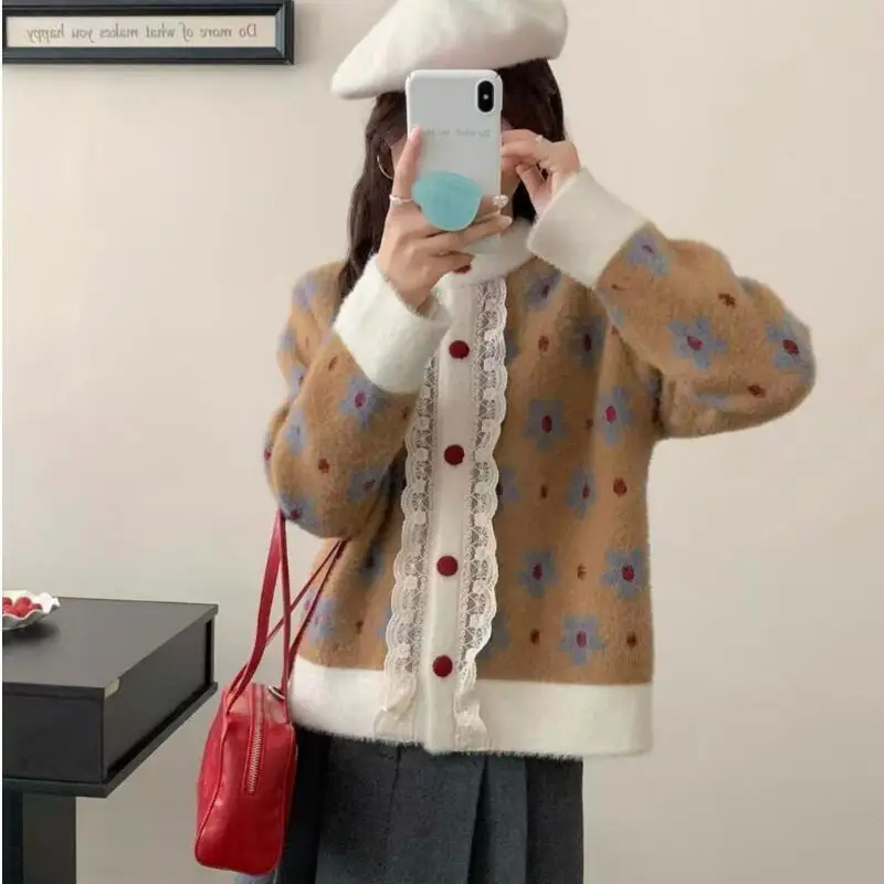 hot Princess round neck Cardigan woman Fashion Long Sleeves Knitted Shirt Sweater Spring Autumn Coat Undershirt Girl's Gift New
hot Princess round neck Cardigan woman Fashion Long Sleeves Knitted Shirt Sweater Spring Autumn Coat Undershirt Girl's Gift New