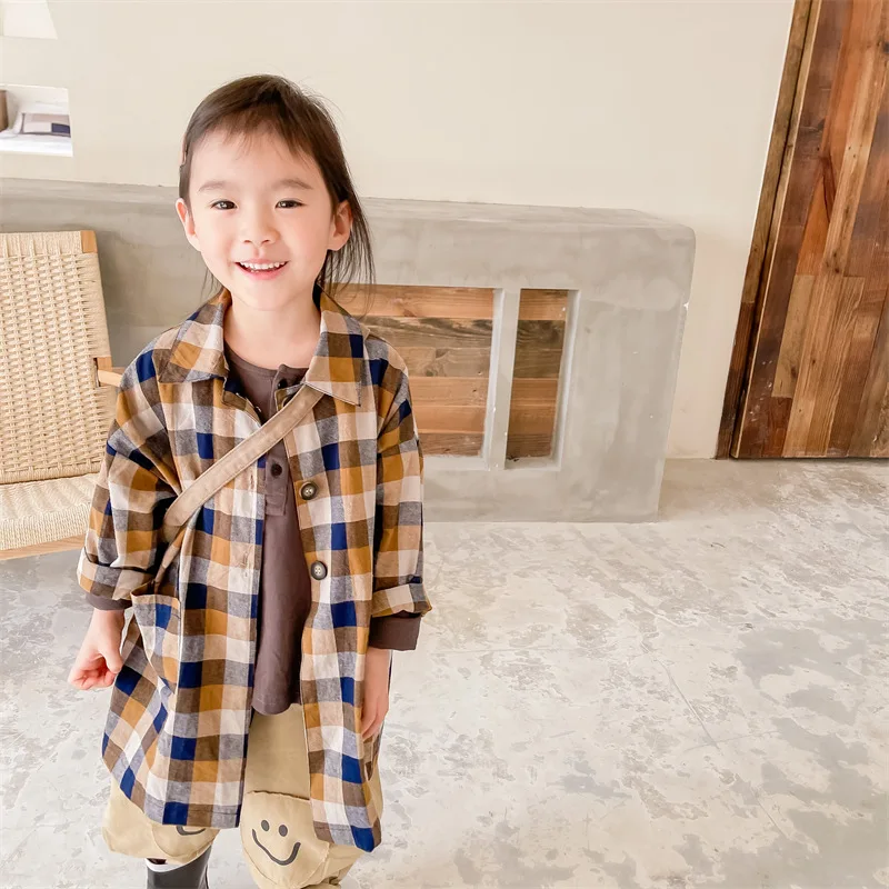 Childrens Top 2026 Spring New Korean Checkered Coat Casual Fashion Daily Fashionable Versatile Soft and Comfortable
Childrens Top 2026 Spring New Korean Checkered Coat Casual Fashion Daily Fashionable Versatile Soft and Comfortable