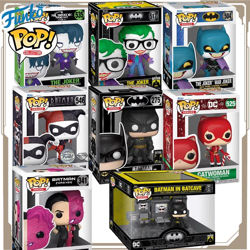 Funko Pop Original Batman Anime Figure TWO-FACE THE JOKER Harley Quinn Action Figure Toys for Boys Girls Kids Gift Ornaments
Funko Pop Original Batman Anime Figure TWO-FACE THE JOKER Harley Quinn Action Figure Toys for Boys Girls Kids Gift Ornaments