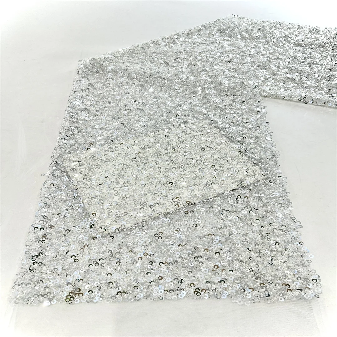 2025 New African French Nigerian High End Lace Fabric With Beads Sequins Mesh for Embroidery Wedding Party Bride Sewing Dress
2025 New African French Nigerian High End Lace Fabric With Beads Sequins Mesh for Embroidery Wedding Party Bride Sewing Dress