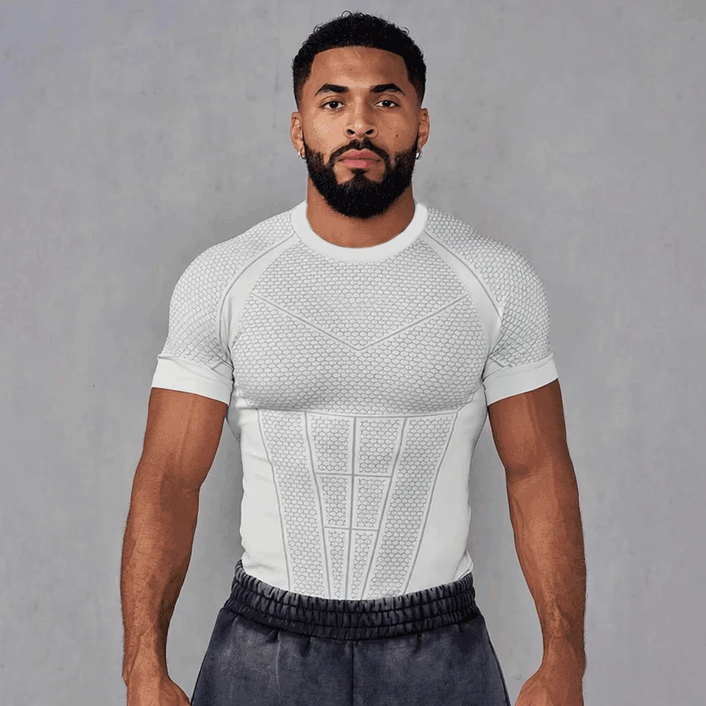 Men's Quick Dry Compression T-Shirt Short Sleeve Summer Fitness Top for Bodybuilding Running Gym Sports Clothing
Men's Quick Dry Compression T-Shirt Short Sleeve Summer Fitness Top for Bodybuilding Running Gym Sports Clothing