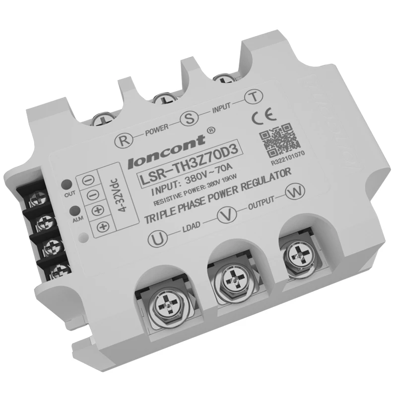 Three-phase AC solid state relay 70A/380V LSR-TH3Z70D3 DC control AC non-contact
Three-phase AC solid state relay 70A/380V LSR-TH3Z70D3 DC control AC non-contact