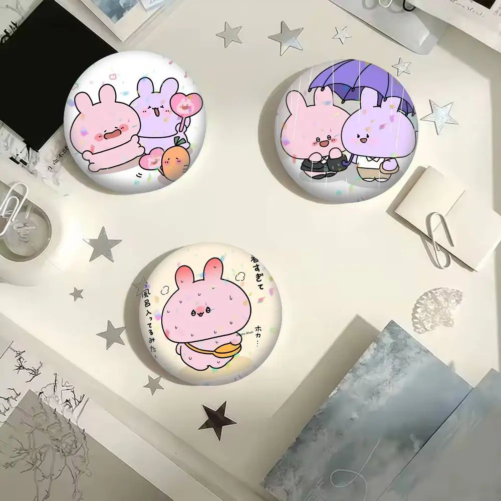 Cute Cartoon Asamimichans 25mm 32mm 44mm 58mm 75mm Brooches Badges Pins for Accessories Gift
Cute Cartoon Asamimichans 25mm 32mm 44mm 58mm 75mm Brooches Badges Pins for Accessories Gift