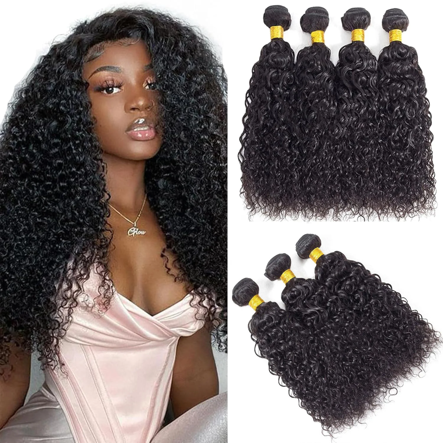 Jerry Curly 1/3/4 Bundles Extension Brazilian Hair Weft Weave 38 40 42 Inch Human Hair Natural Black Color
Jerry Curly 1/3/4 Bundles Extension Brazilian Hair Weft Weave 38 40 42 Inch Human Hair Natural Black Color